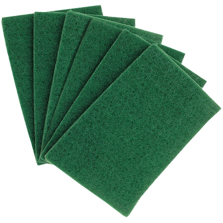 Green Scuff Pads - 6 X 9 - 10 Pads/Pack